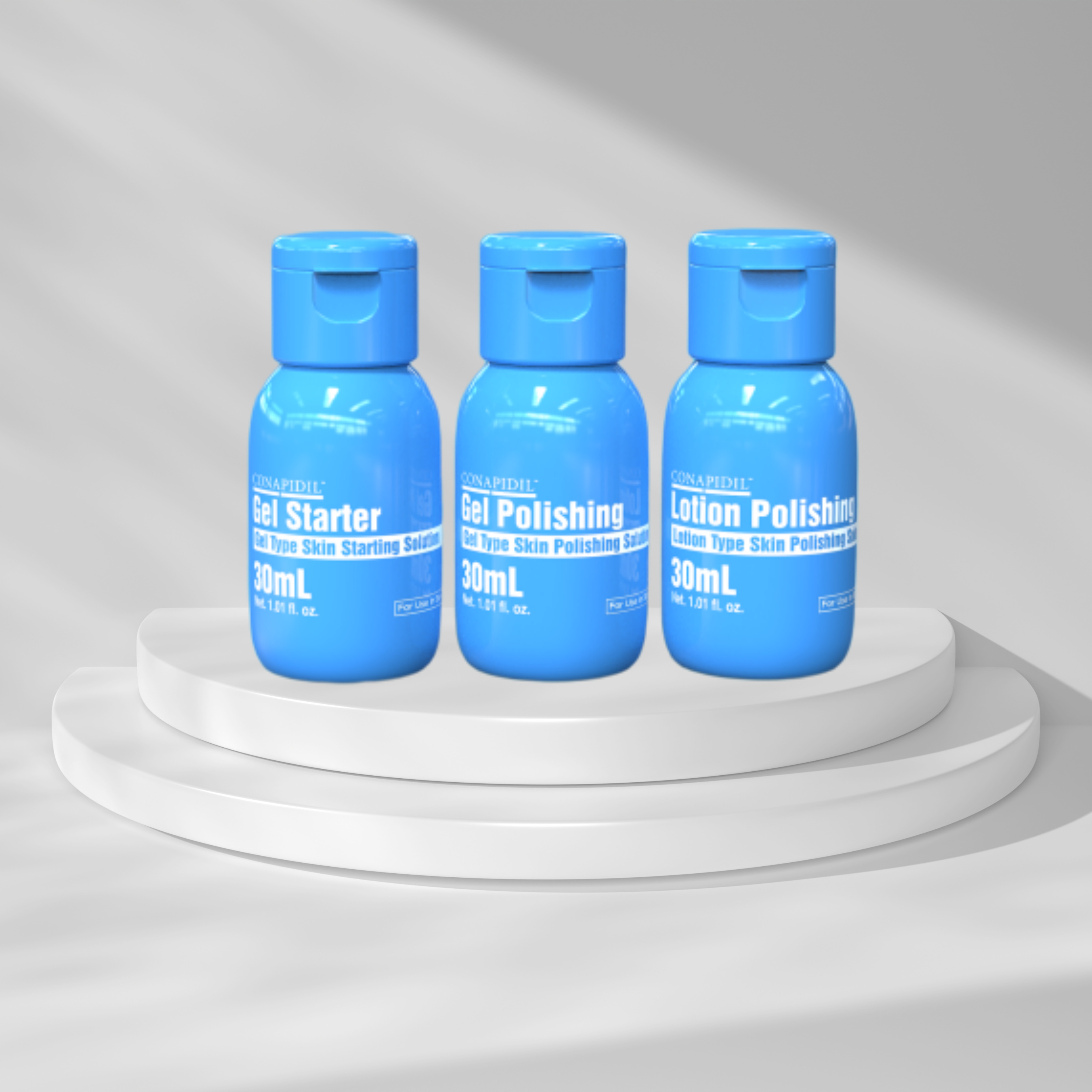 파메스테틱 코나피딜 튜토리얼 키트 3종 기초세트 로션폴리싱 겔폴리싱 겔스타터 여행용 - 상품 이미지