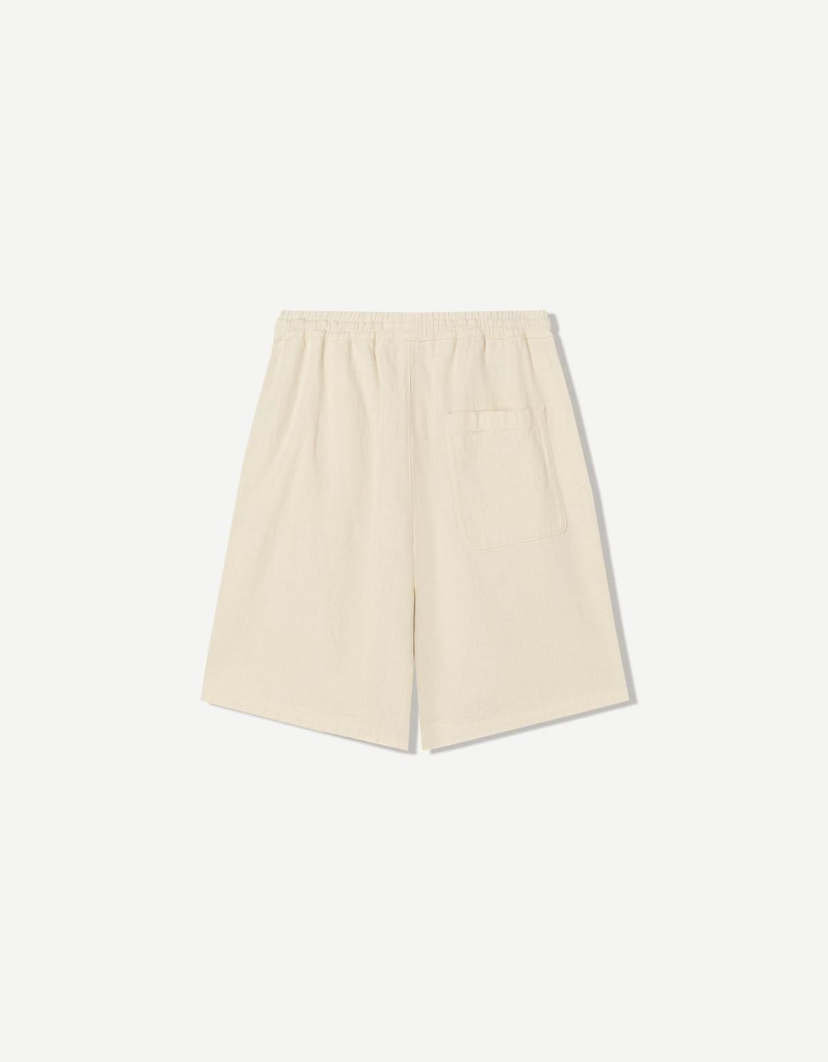 버쉬카 루스핏 조거 스케이터 반바지 8437/054 OFF WHITE - 상세 이미지 2