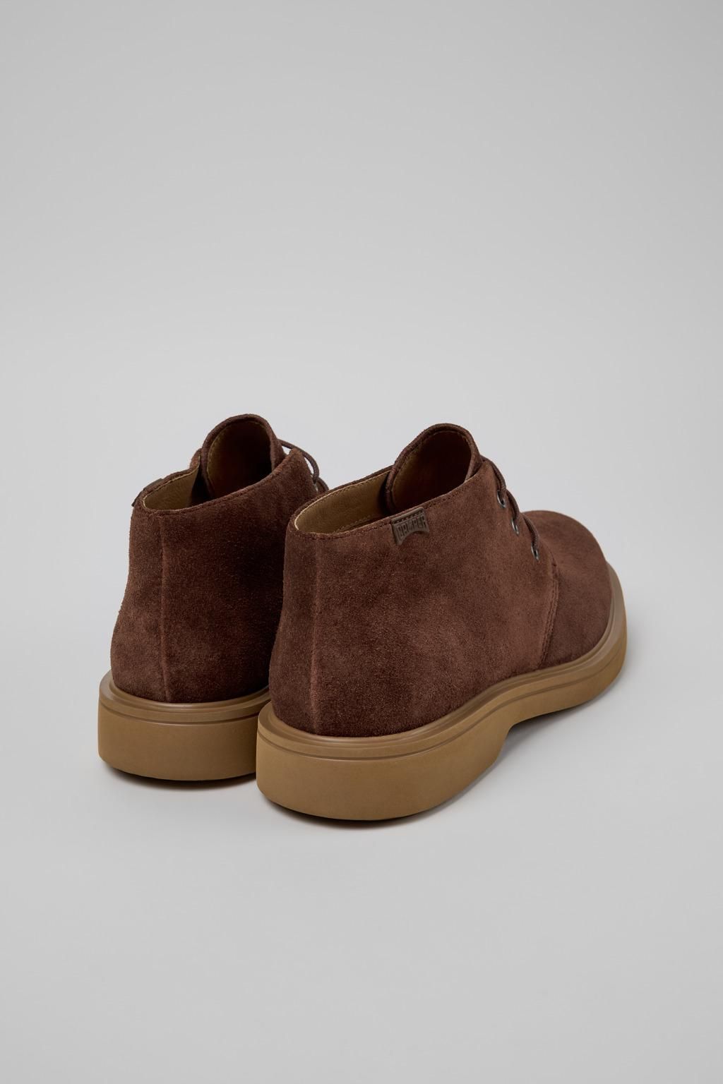 캠퍼 브라운 스웨이드 남성 앵클부츠 Norman K300513-006 BROWN - 상세 이미지 3