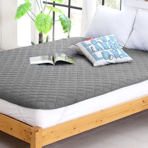 매트리스 누빔 패드 먼지없는 밴딩 패드 사계절 워싱