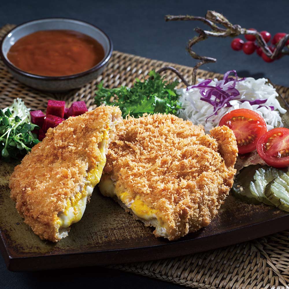 단호박치즈돈까스 150g(10장)/ 단호박의 달콤함, 치즈의 고소함 / 1인분 딱 맞는 150g 실속 구성/업소용,가정용 - 메인 이미지