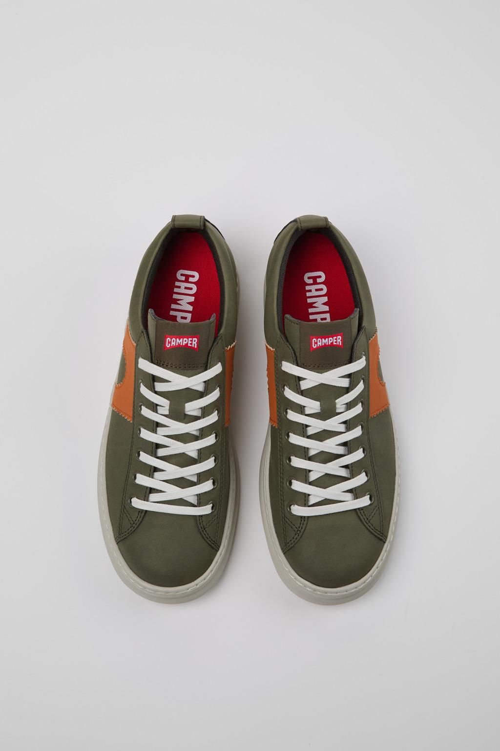 캠퍼 멀티컬러 레더 러너 남성 스니커즈 Runner K100893-014 GREEN - 상세 이미지 4