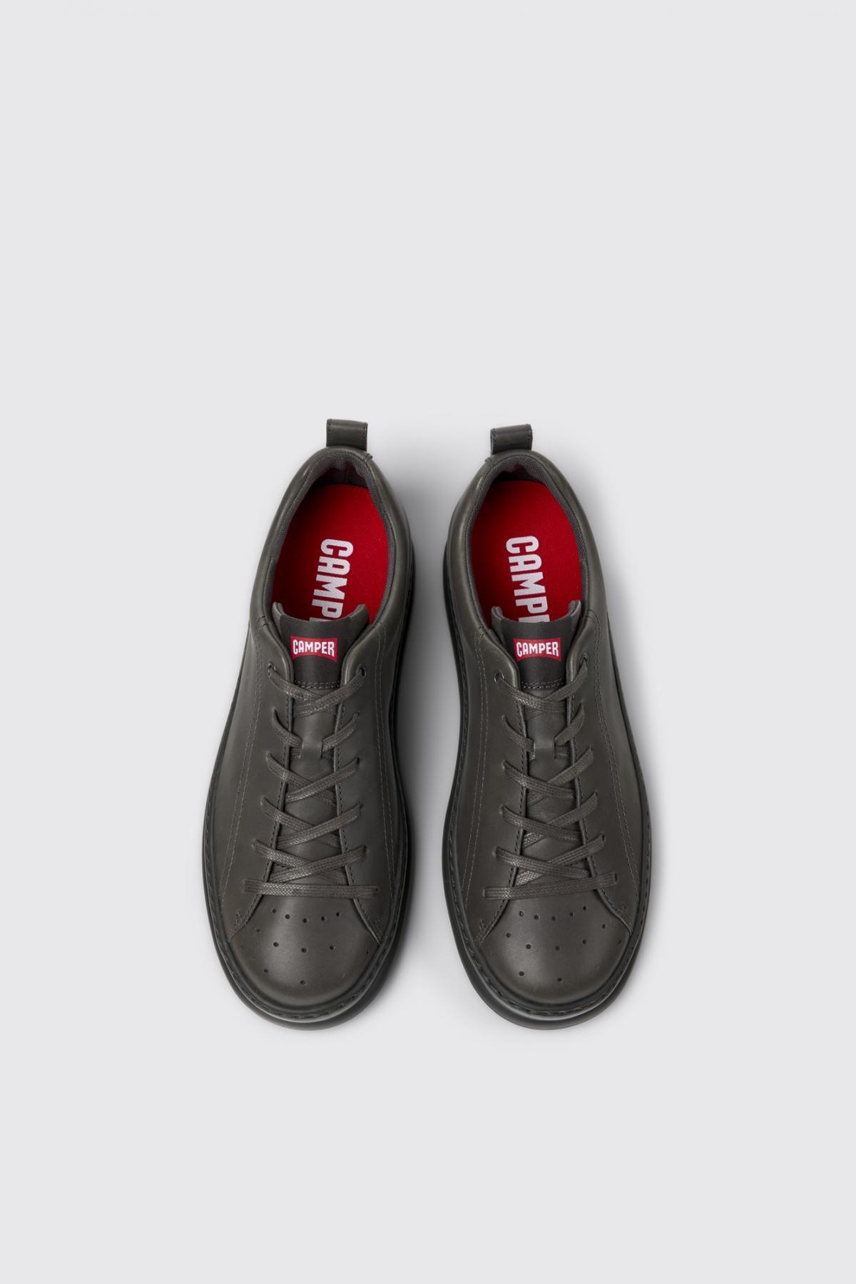 캠퍼 레트로 레더 스니커즈 Runner K100226-151 GREY - 상세 이미지 4