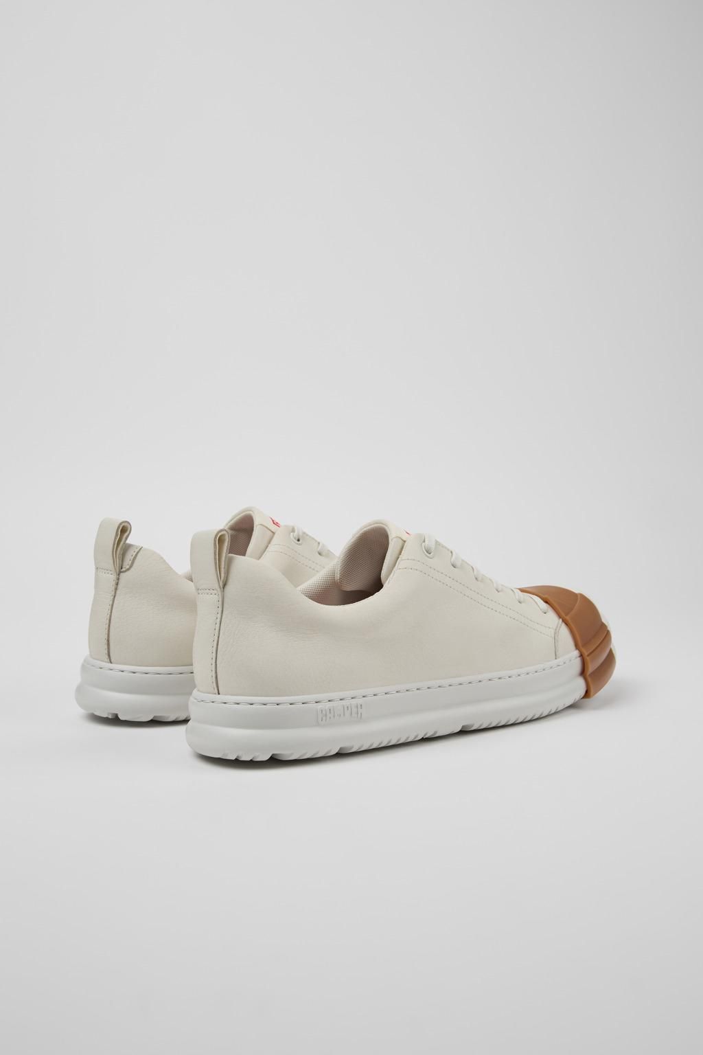 캠퍼 화이트 가죽 로우탑 스니커즈 Junction Runner K100978-006 WHITE - 상세 이미지 3
