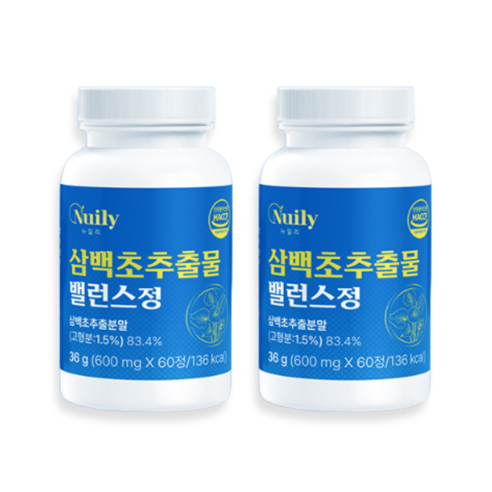 국내산 삼백초 추출물 맥문동 곰피 정 환절기 삼백초 퀘르세틴 추출분말 60정, 2개 - 상품 이미지