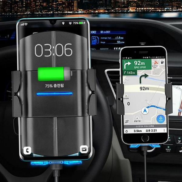 고속 차량용 무선 충전기 자동 차량용 핸드폰 거치대
