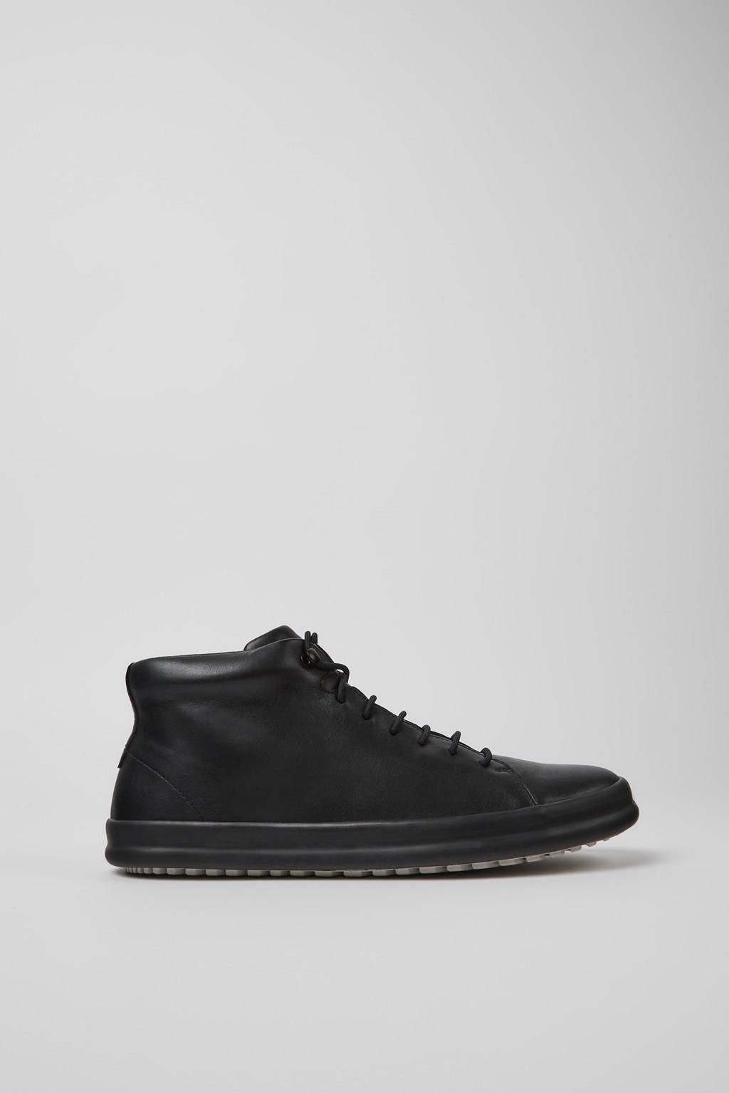 캠퍼 프리미엄 레더 남성 앵클부츠 Chasis K300236-004 BLACK - 메인 이미지