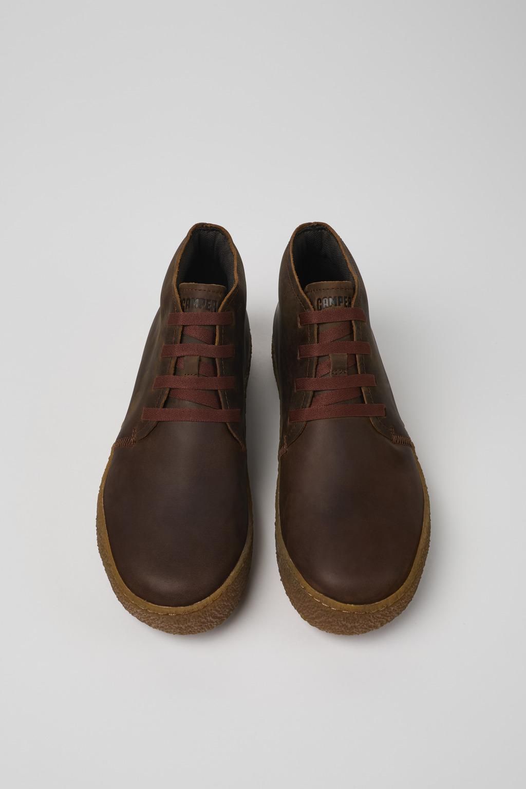 캠퍼 브라운 누벅 데저트 부츠 남성 Peu Terreno K300467-007 BROWN - 상세 이미지 4