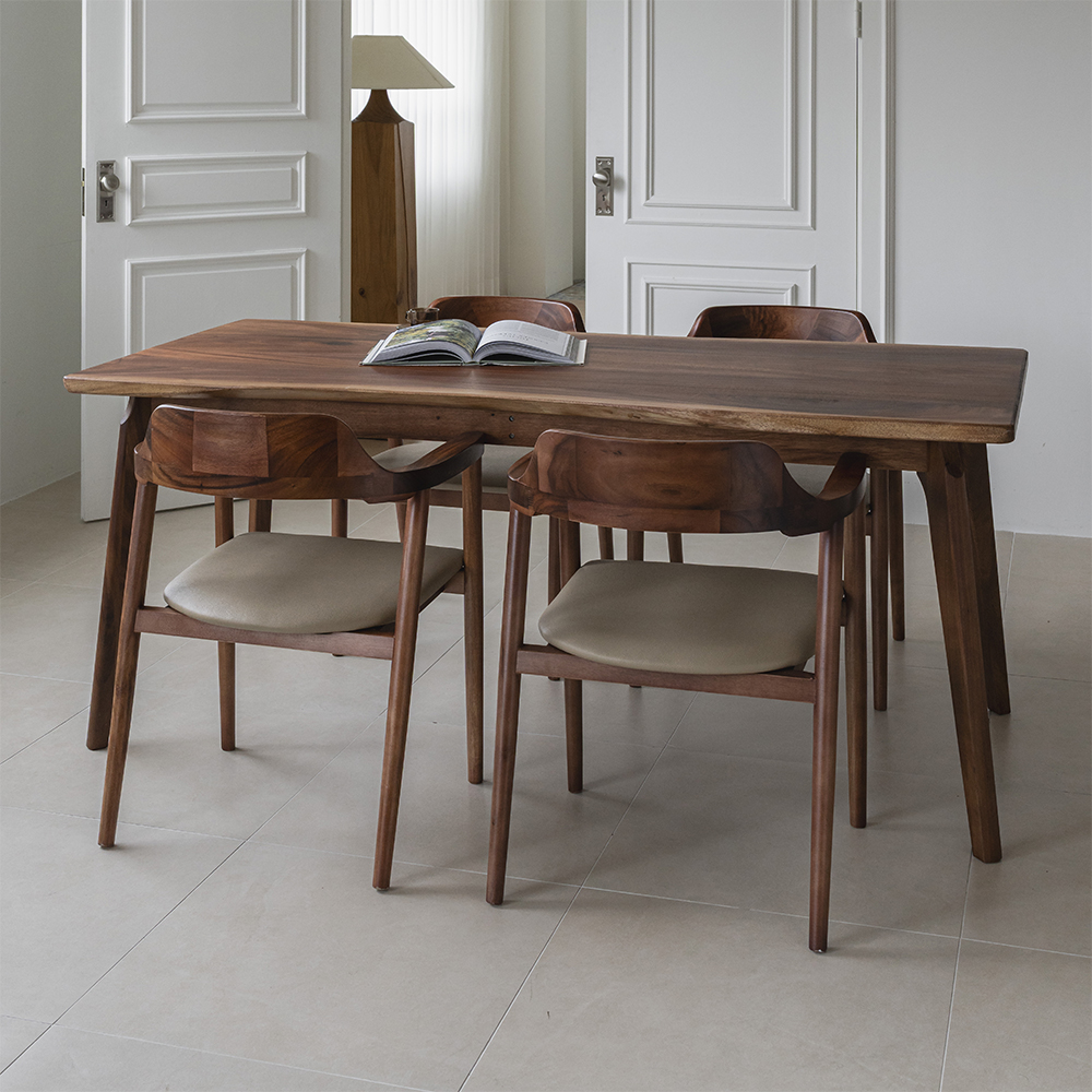 레스토I 우드슬랩 원목 카페 식탁 테이블 4인용 6인용