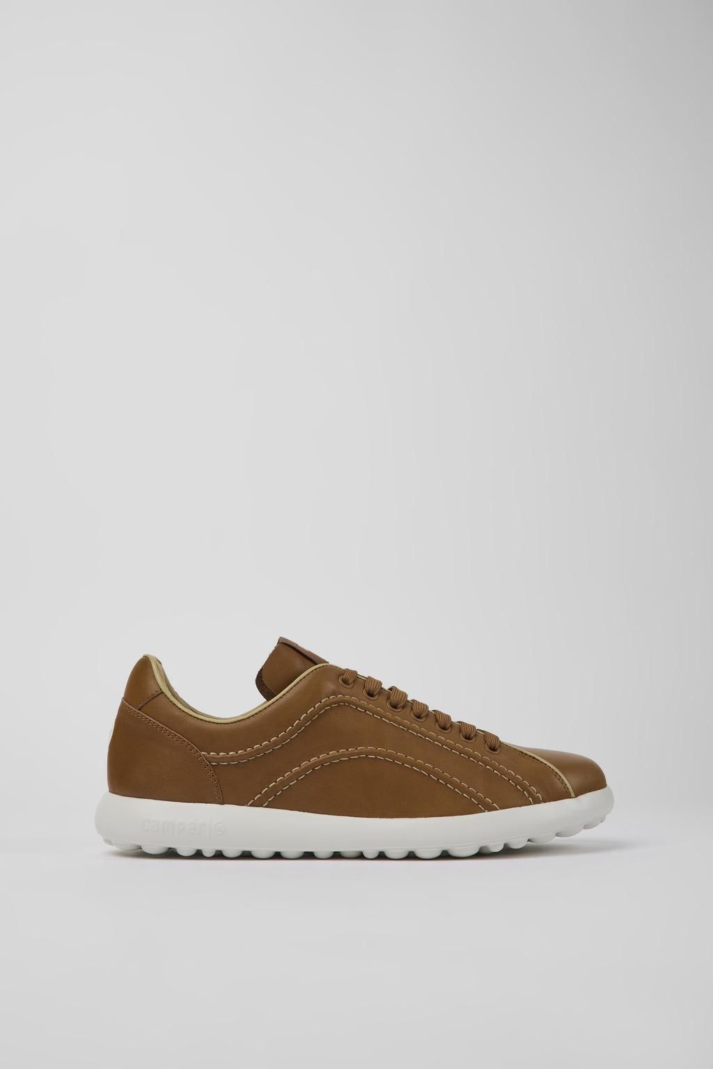 캠퍼 브라운 가죽 스니커즈 Pelotas XLite K100899-006 BROWN - 상품 이미지