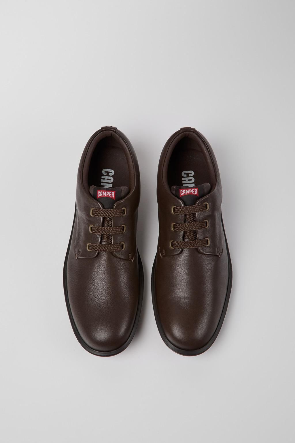 캠퍼 프리미엄 블루처 더비화 Atom Work 18637-036 BROWN - 상세 이미지 4