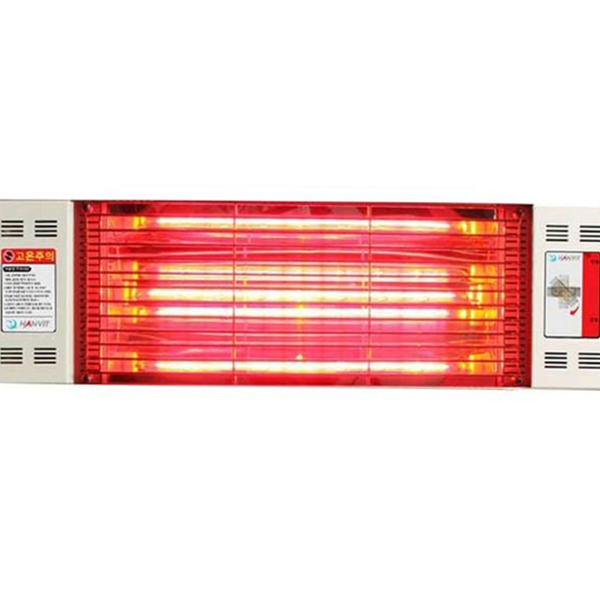 벽걸이형 전기 난로 근적외선 히터 난방기 베란다