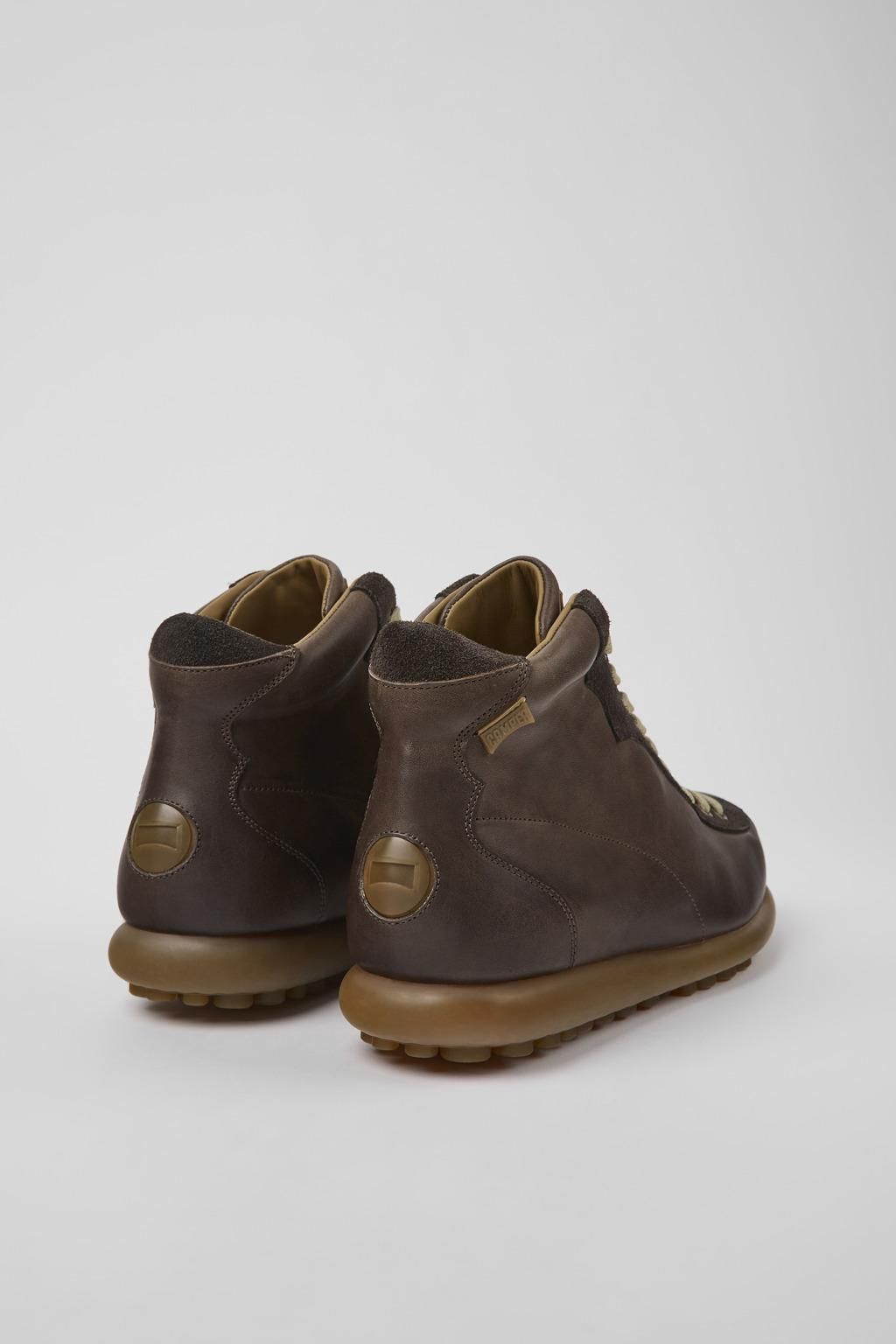 캠퍼 브라운 베지터블 레더 하이탑 스니커즈 Pelotas 33766-126 BROWN - 상세 이미지 3