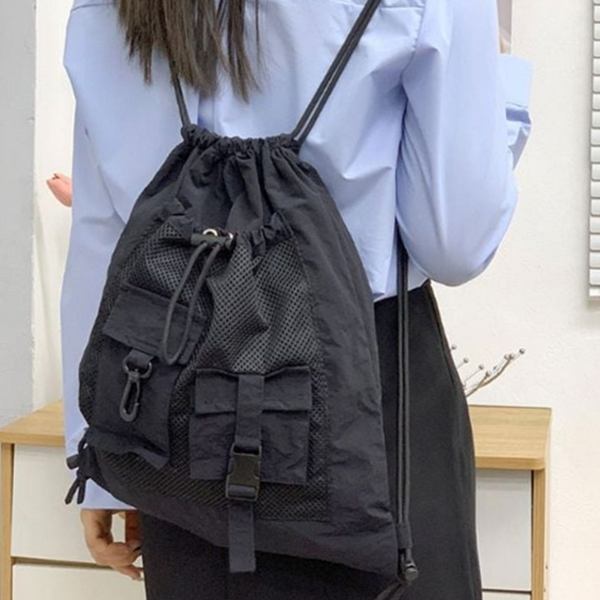 경량 매쉬 백팩 캐주얼 나일론 백팩 데일리 여행 - 메인 이미지