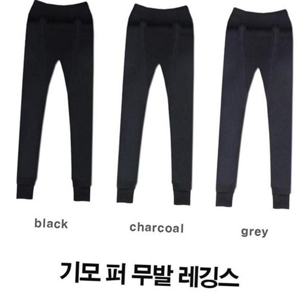융털 여성 겨울 레깅스 기모 여성 무발 레깅스 발열 - 상품 이미지