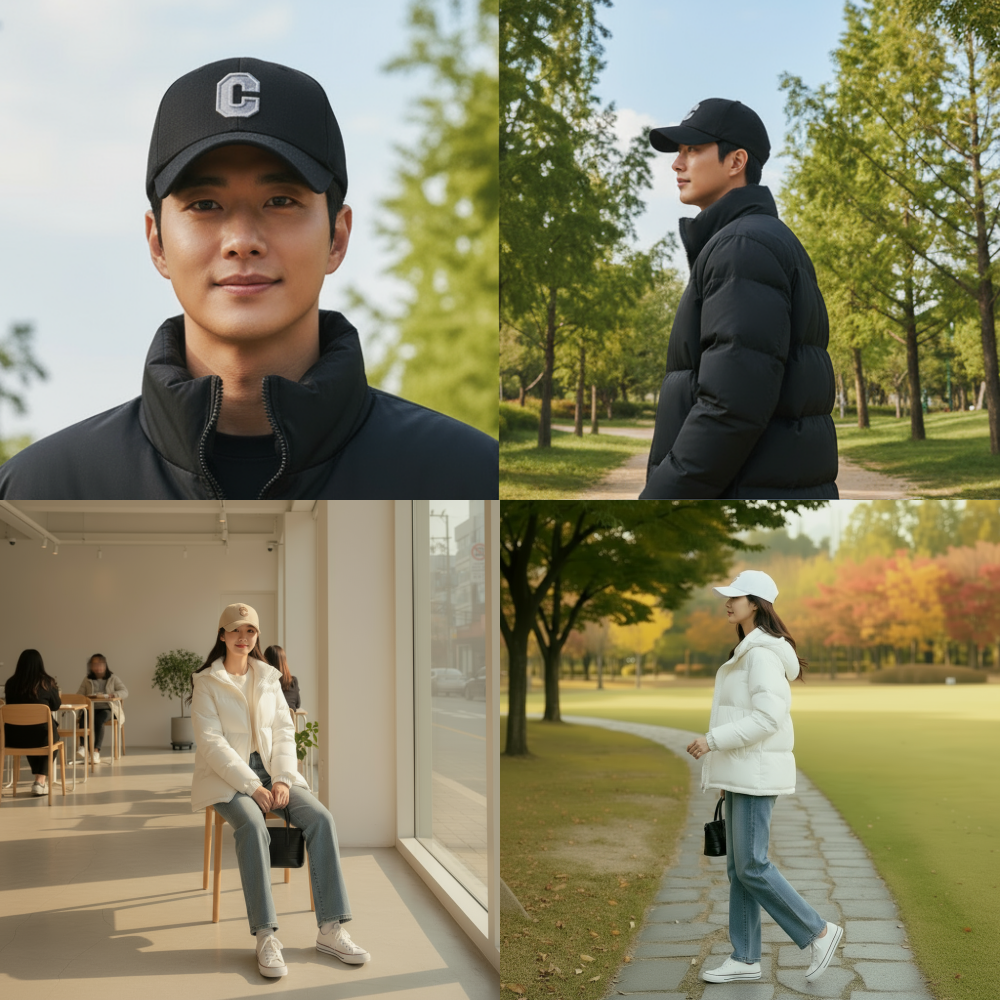 빅사이즈 대두 모자 볼캡 야구 캡모자 커플 남자 여자 왕대두 - 상품 이미지