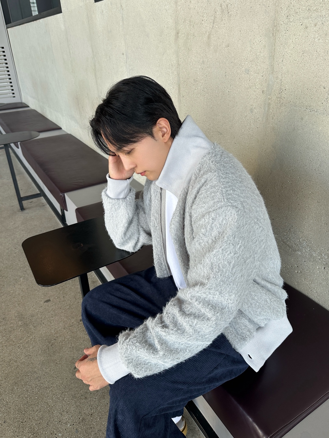 남자앙고라가디건 남자니트가디건 이미지 6