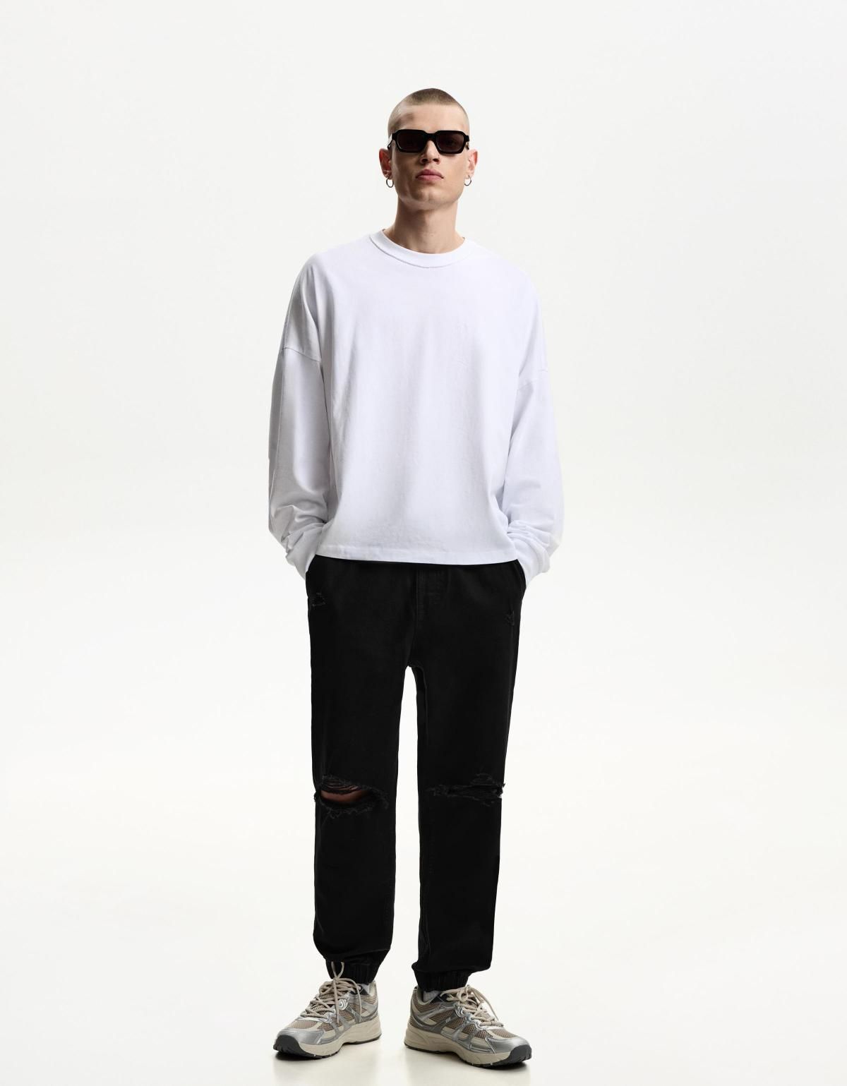 버쉬카 블랙 리핑 조거 진 0341/534 BLACK - 상세 이미지 2