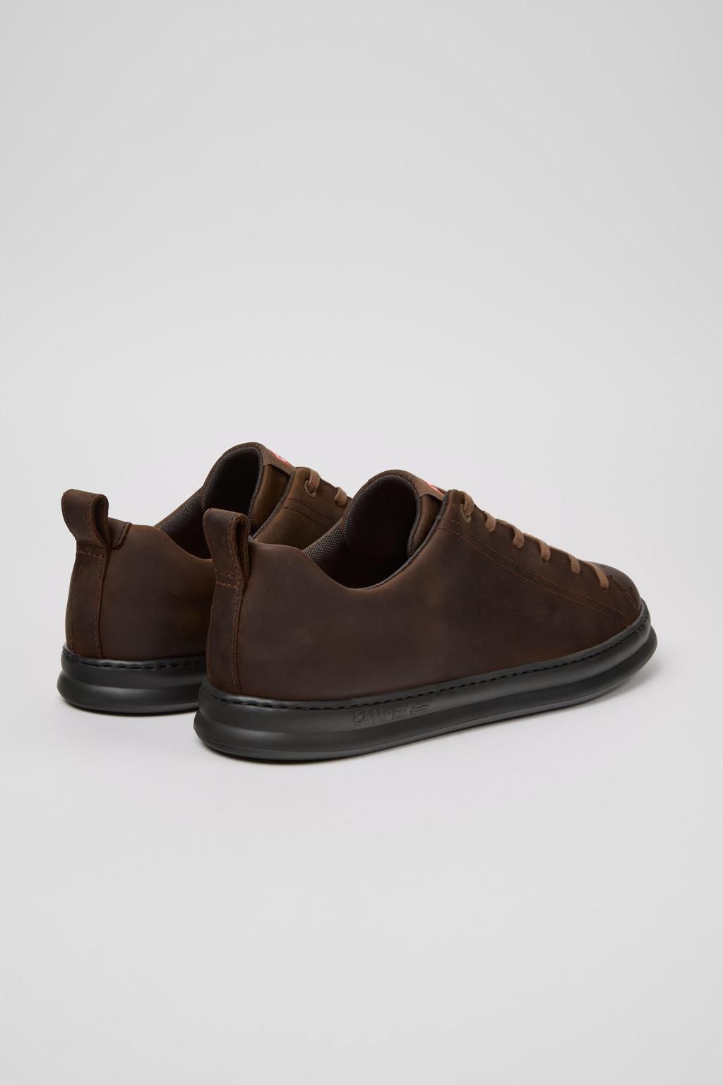 캠퍼 레트로 누벅 브라운 스니커즈 Runner K100226-155 BROWN - 상세 이미지 3