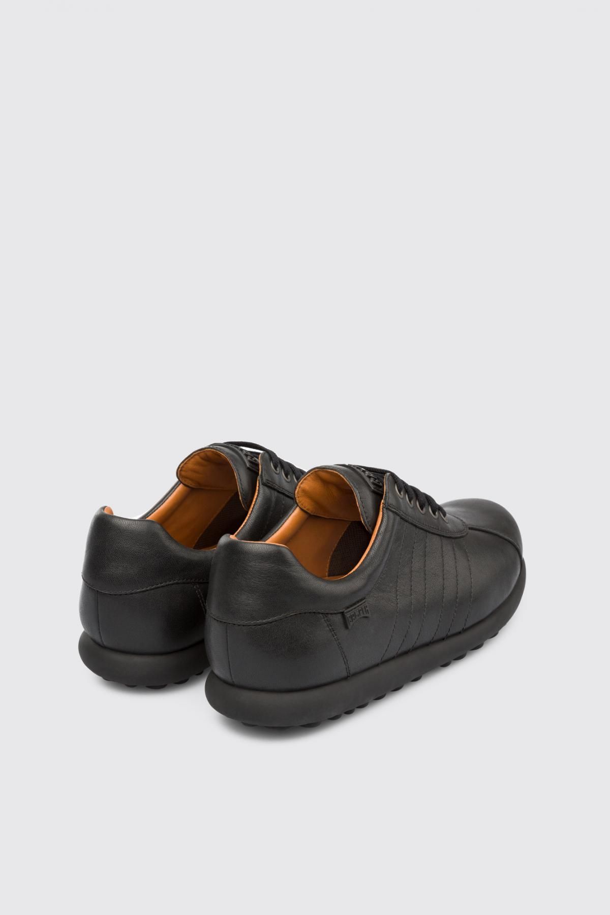 캠퍼 블랙 레더 스니커즈 Pelotas 16002-203 BLACK - 상세 이미지 3