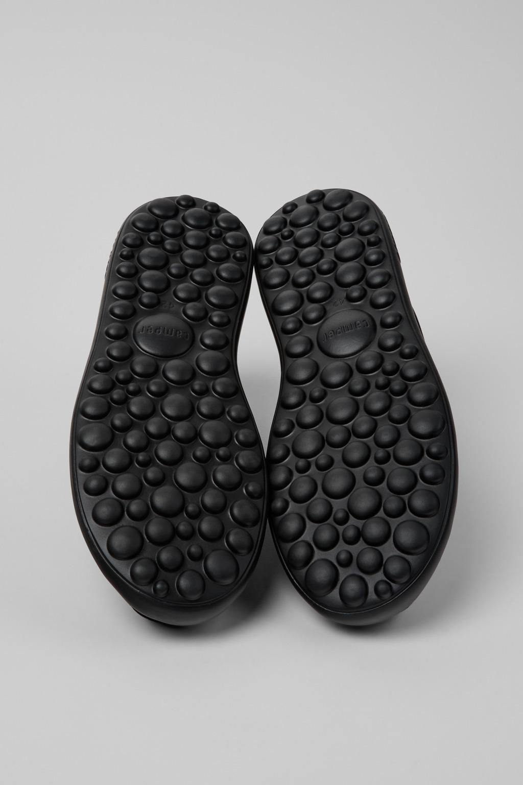 캠퍼 베이직 블랙 레더 스니커즈 Pelotas XLF K101019-008 BLACK - 상세 이미지 5