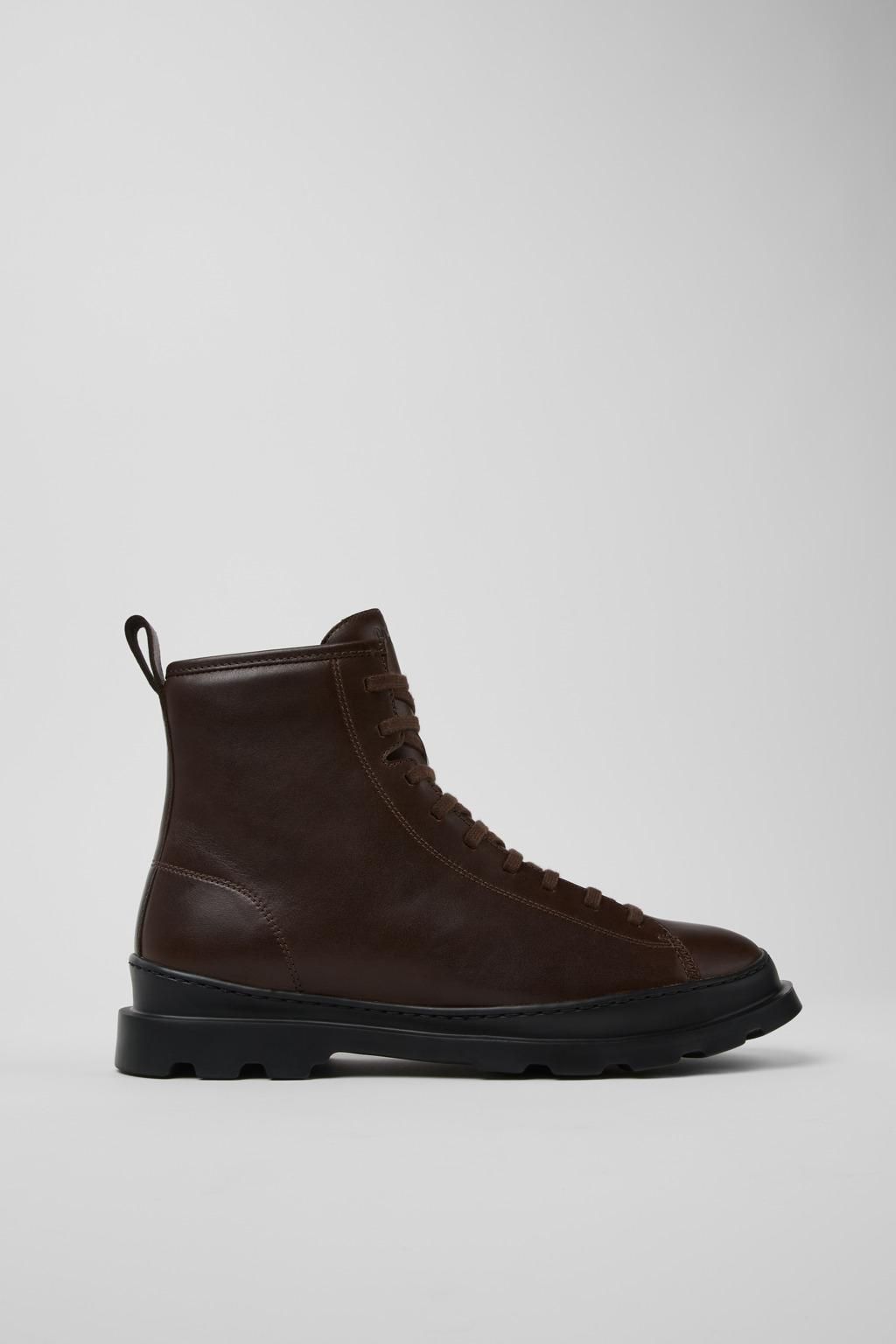 캠퍼 레이스업 미들 브라운 부츠 Brutus K300245-041 BROWN - 상품 이미지