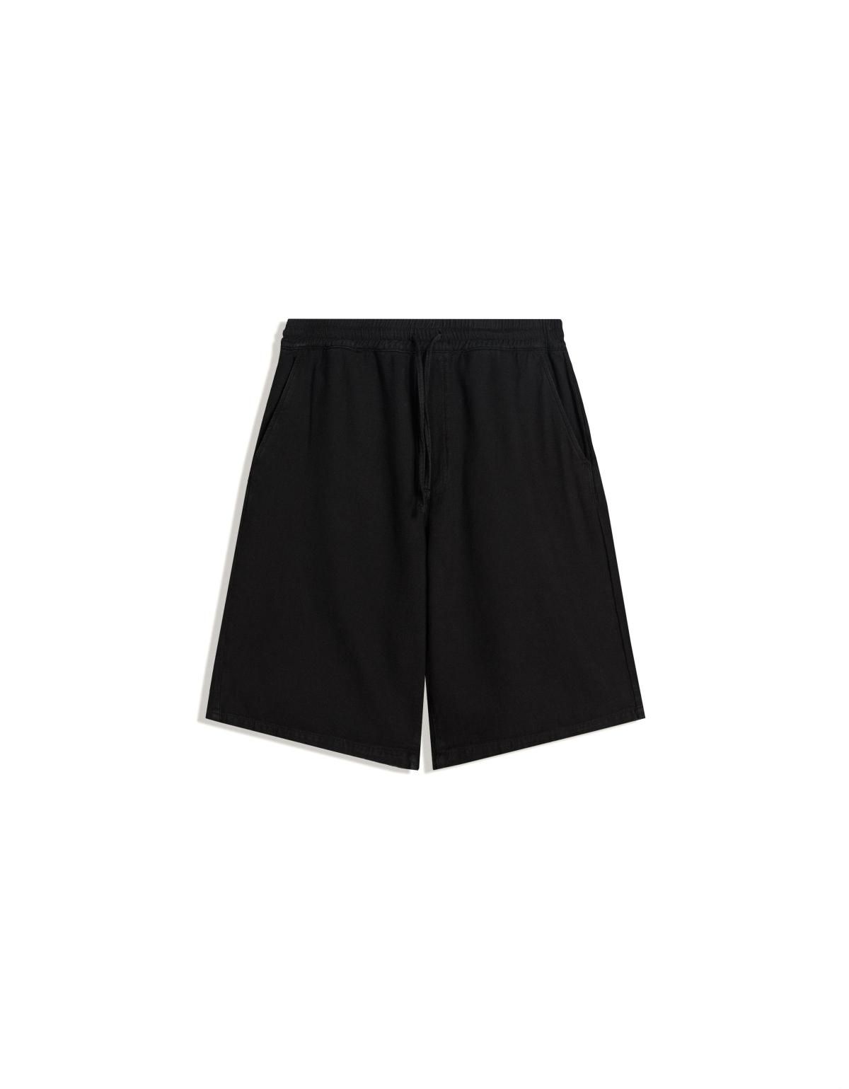 버쉬카 베이직 블랙 조거 스케이터 쇼츠 8437/054 BLACK - 상세 이미지 2