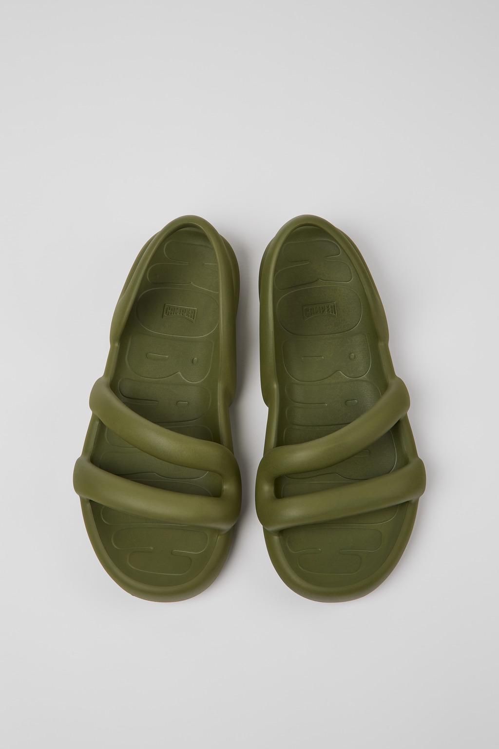 캠퍼 남녀공용 그린 플랫 샌들 Kobarah K100957-003 GREEN - 상세 이미지 4