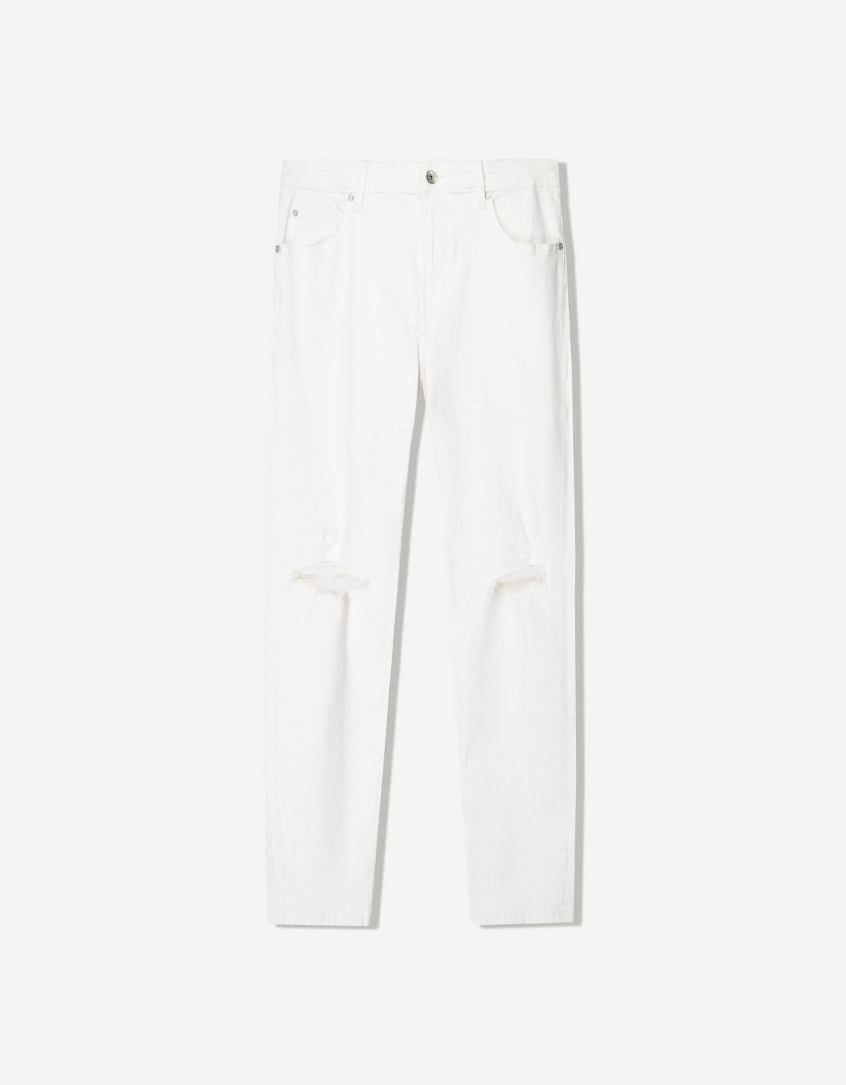 버쉬카 화이트 스키니진 0339/534 WHITE - 상품 이미지