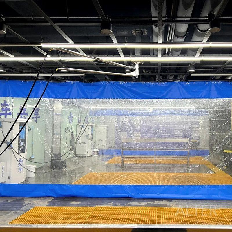 방풍 비닐 커튼 천막 PVC 창고 작업장 공장 출입문 - 상세 이미지 2