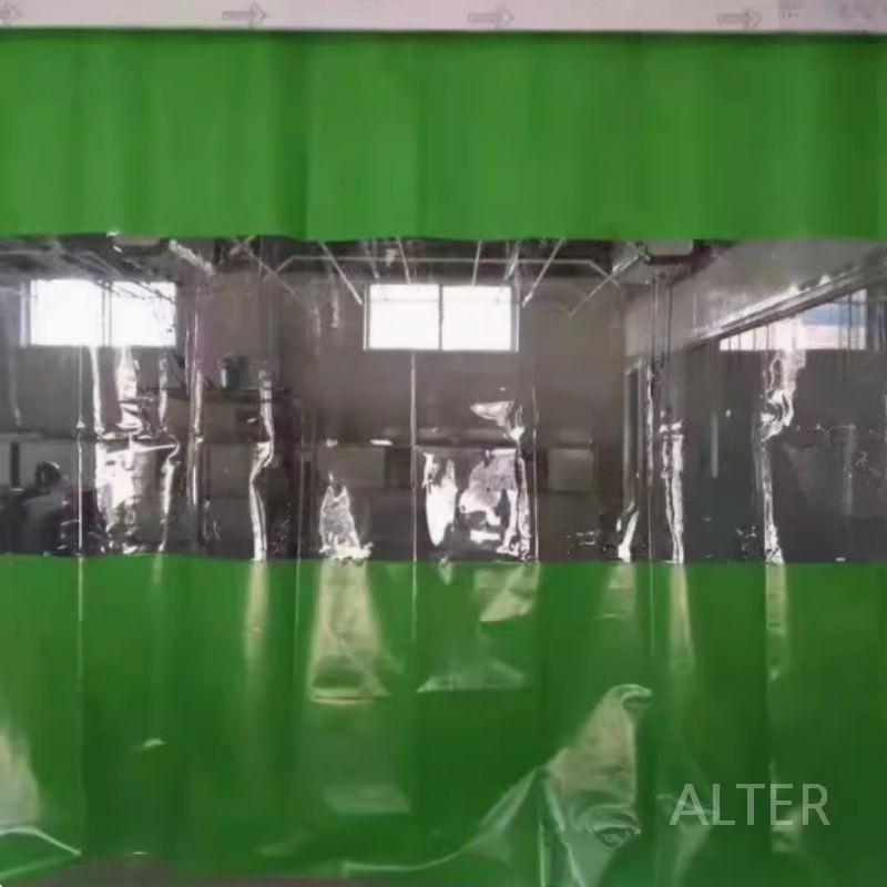 방풍 비닐 커튼 천막 PVC 창고 작업장 공장 출입문 - 상세 이미지 3