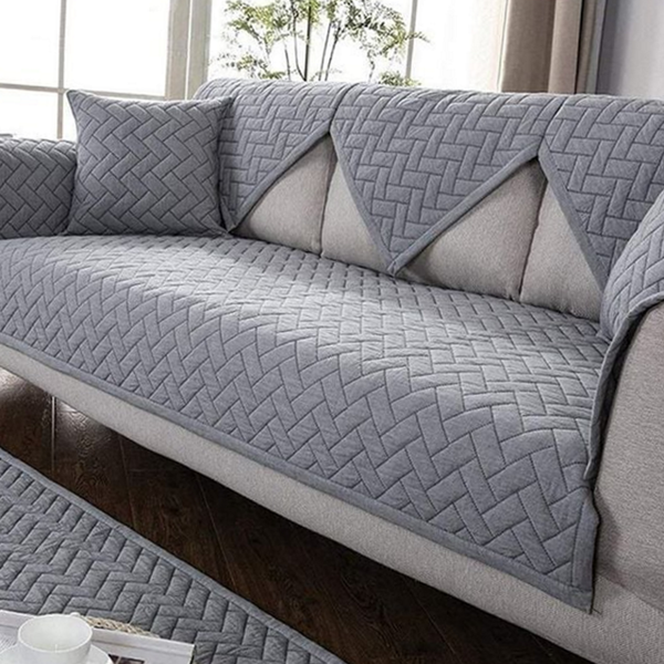 헤링본 미끄럼 방지 쇼파 패드 패브릭 논슬립 쇼파 패드