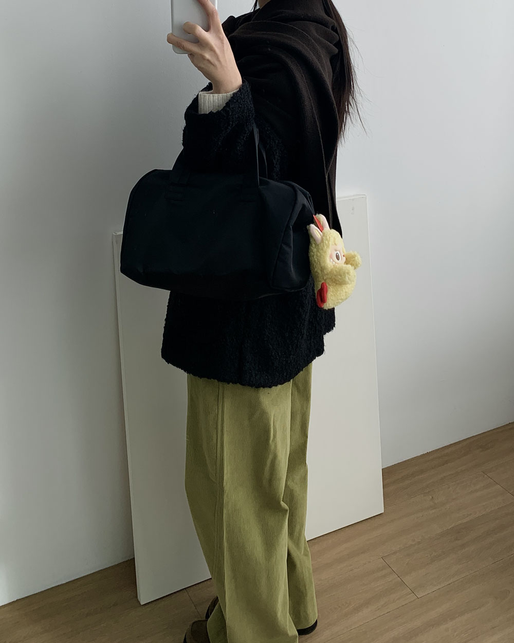 루고 코듀로이 팬츠 와이드 일자핏 골덴팬츠 커브팬츠 웨어링무드 (2c) 이미지 8