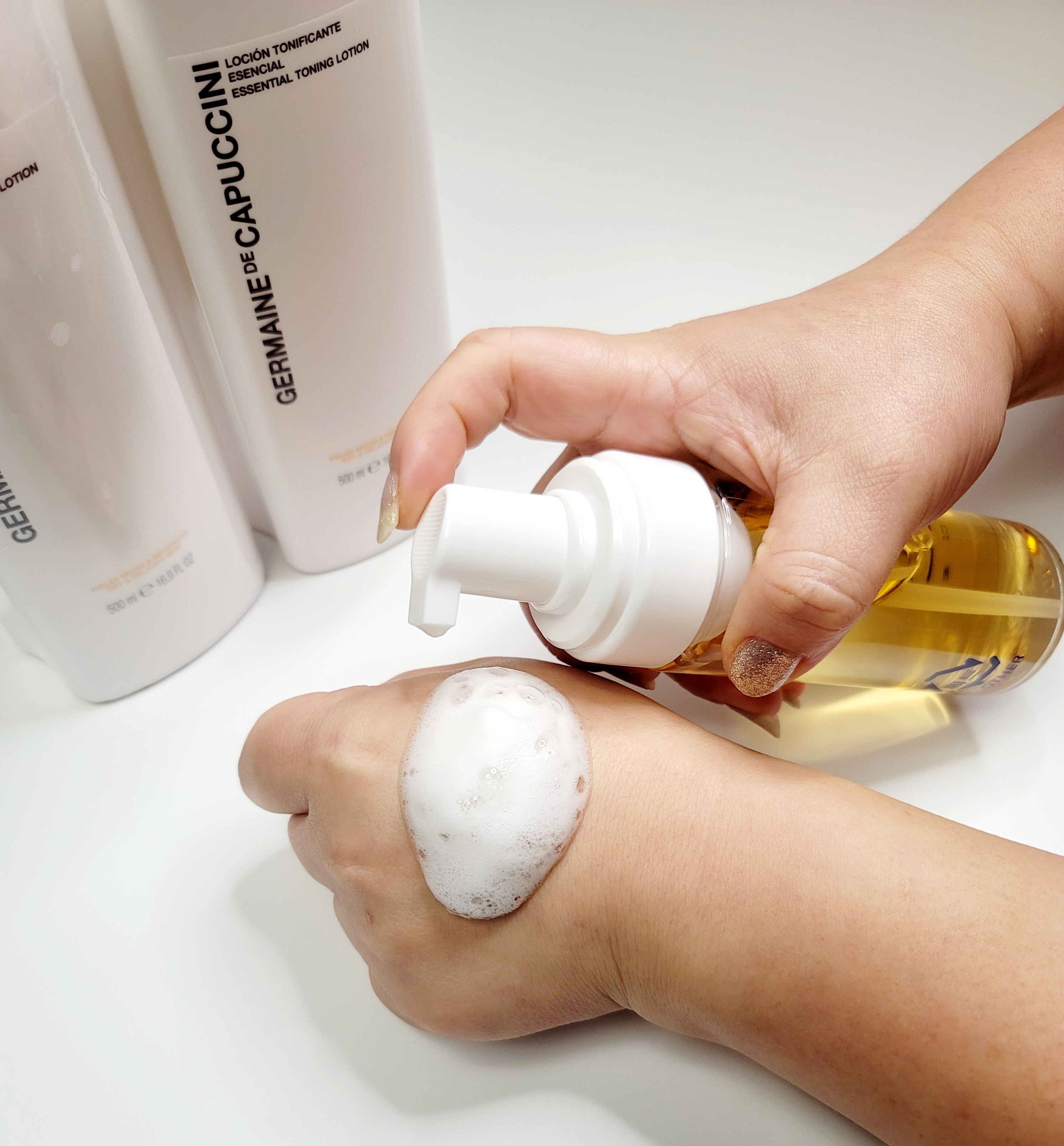 저메인 드 카푸치니 에센셜 토닝로션 500ml+폼토닉공병 100ml - 상세 이미지 3