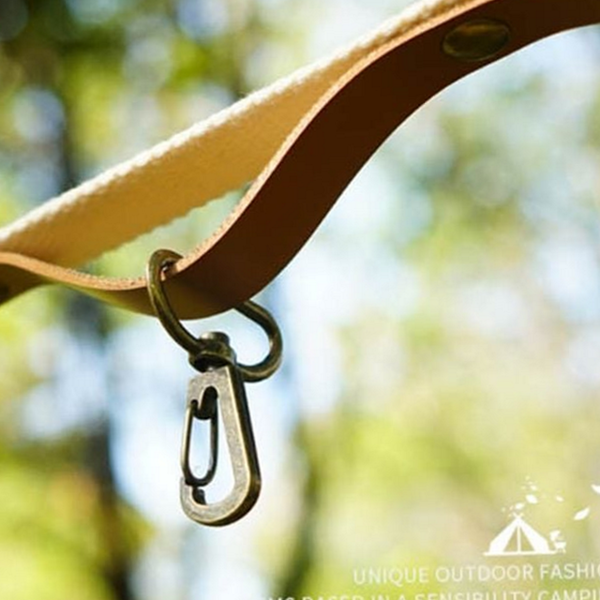 감성 캠핑 데이지 체인 아웃도어 캠핑 가죽 체인 빨랫줄