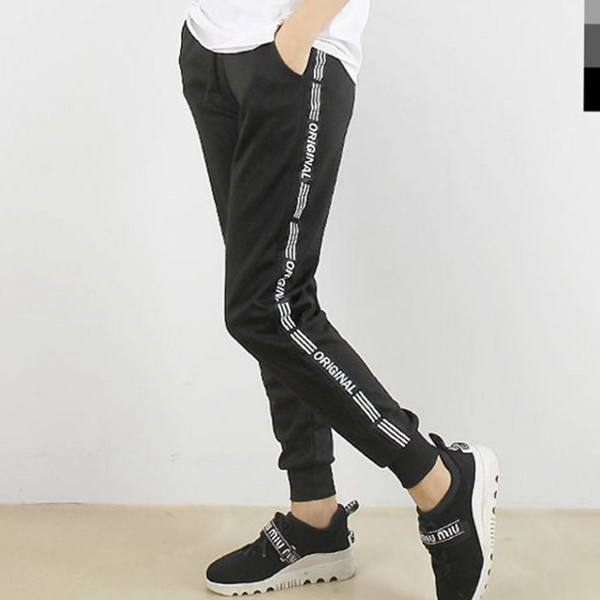 슬림핏 여자 조거 팬츠 데일리 여성 조거 팬츠 캐주얼 - 상품 이미지