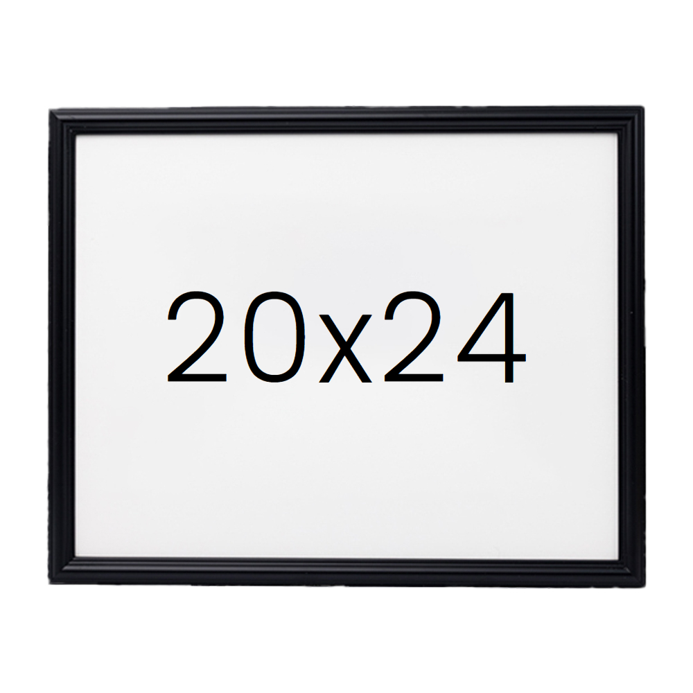 앤디크라인 원목액자 웨딩액자 우드 아크릴 프레임 스튜디오 틀 20x24 508x609mm, 블랙 - 메인 이미지