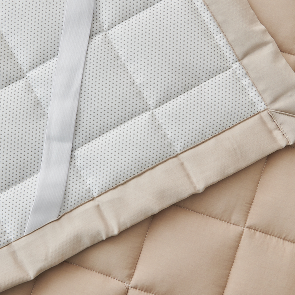 순수 모달 침대 패드 화학염료 없는 저자극 알러지케어 천연염색 무형광 매트리스 패드 SS