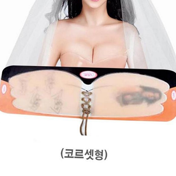 끈없는 웨딩 촬영 브라 코르셋형 웨딩 브라 드레스 보정 - 메인 이미지