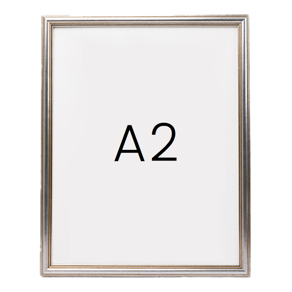 앤디크라인 원목액자 웨딩액자 우드 아크릴 프레임 스튜디오 틀 A2 420x594mm, 실버 - 메인 이미지
