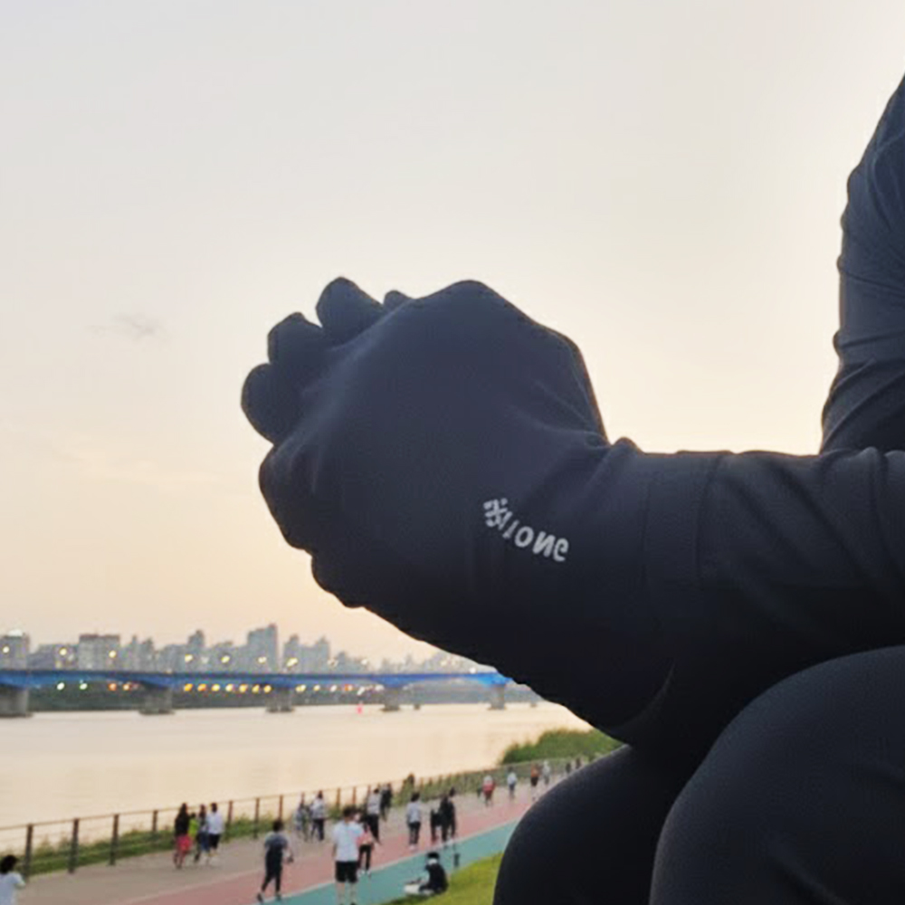 위드핏 러닝장갑 방한 보온 기모 런닝 축구 장갑 논슬립 스마트폰터치 - 상세 이미지 5