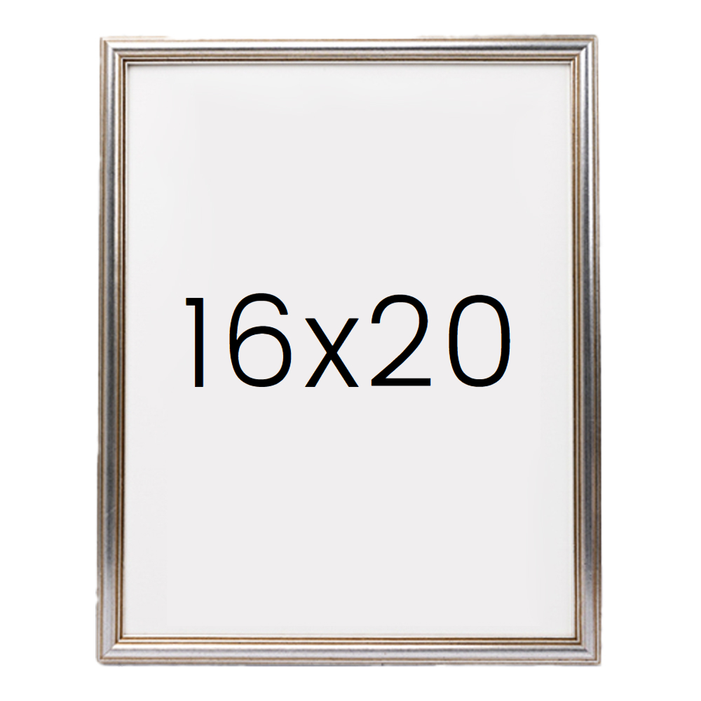앤디크라인 원목액자 웨딩액자 우드 아크릴 프레임 스튜디오 틀 16x20 406x508mm, 실버 - 메인 이미지