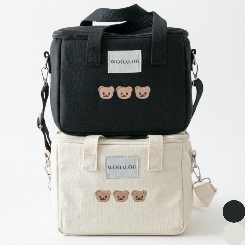 우아로그 이유식보냉백 보온 도시락가방 런치