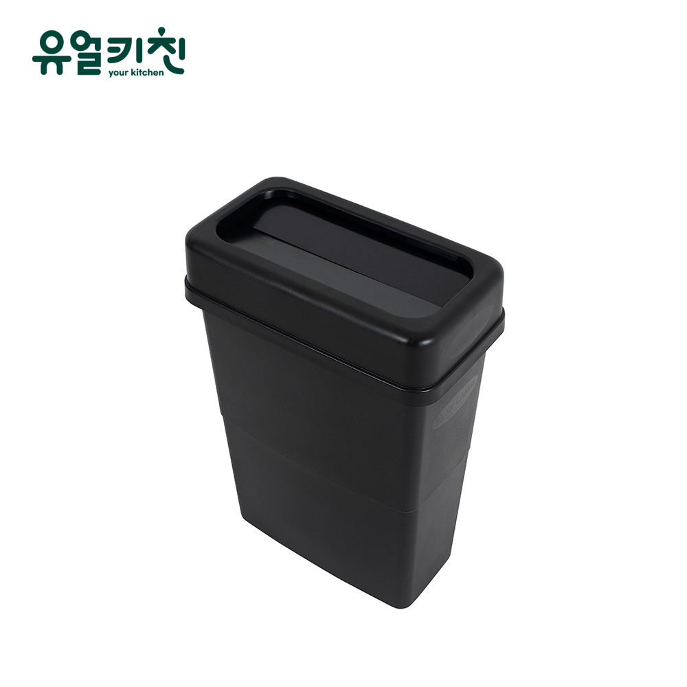 SKCAMEL 카페 휴지통 업소용 쓰레기통 슬림 블랙 70L M형 - 상품 이미지
