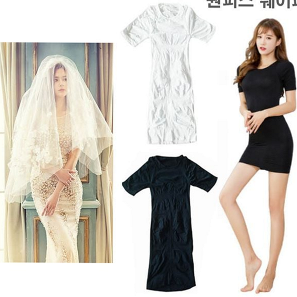 이너웨어 여성 원피스 쉐이퍼 올인원 여자 원피스 쉐이퍼 보정 - 상품 이미지