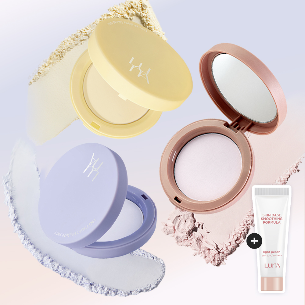 [슈퍼적립] 루나 프로포토피니셔 파우더팩트 7.8~8.5g (SPF25 PA++) (+피치베이스 5ml 증정)