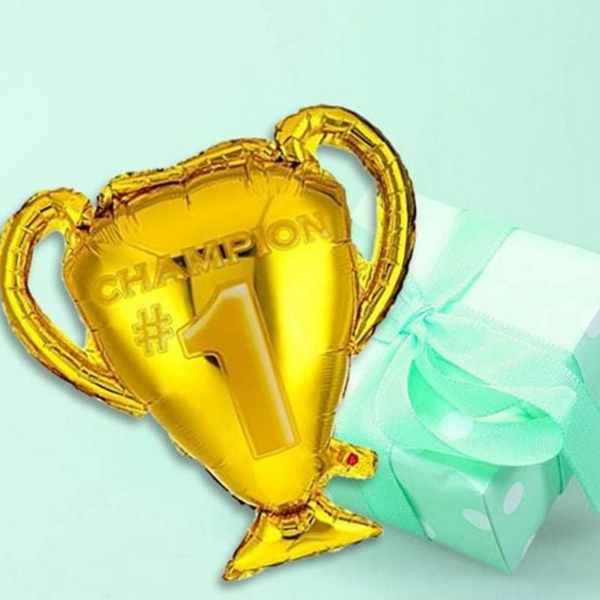 트로피 축구 파티 풍선 응원 생일 파티 풍선 알루미늄 - 상품 이미지