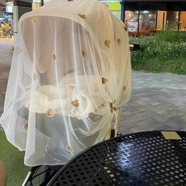 탈부착 유모차 모기장 휴대용 유모차 방충망 해충 방지