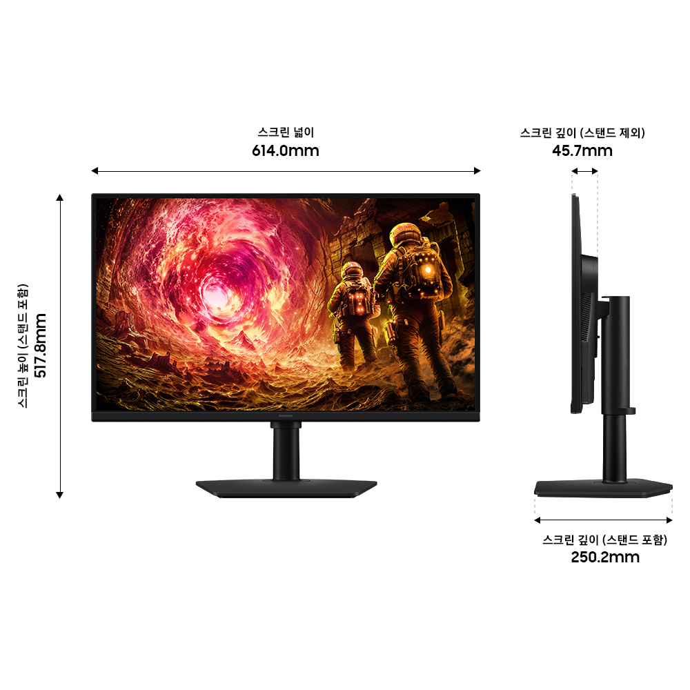 삼성 모니터 (27인치)68.4cm 오디세이 게이밍 S27DG500 후속 QHD IPS 이미지 7