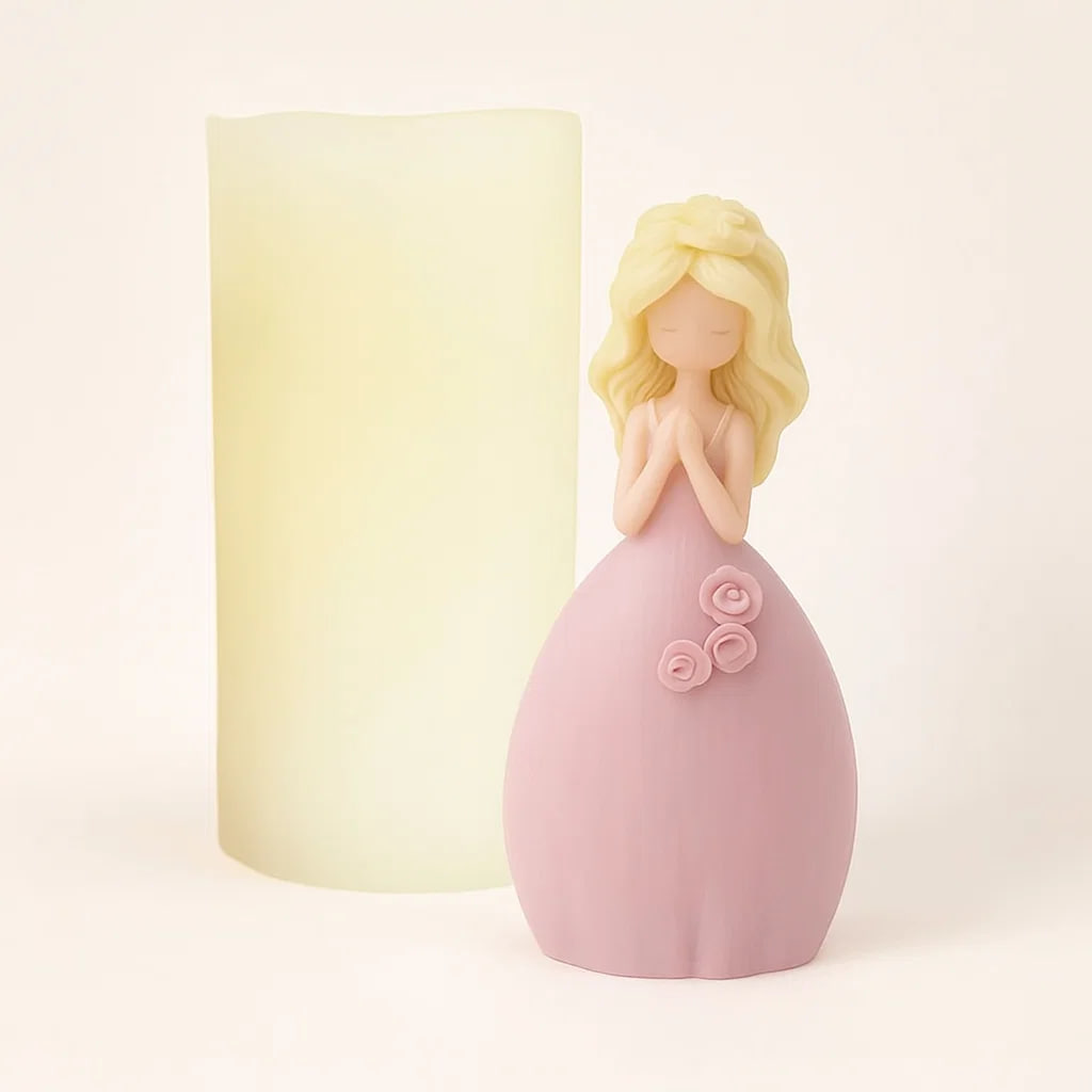 어린 신부의 기도 3D 실리콘 몰드 - 상품 이미지
